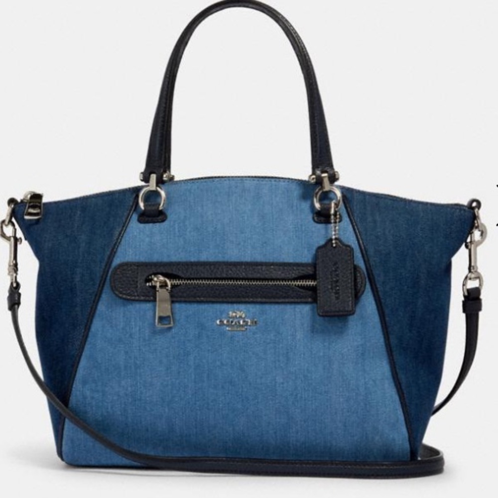 Coach Denim Prairie Satchel + Wallet set | NWT